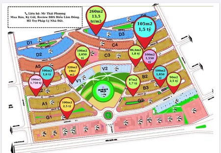 Bán nền đất biển thự view biển Queen Pearl Mũi Né giá ngộp chỉ 13,5tr/m2